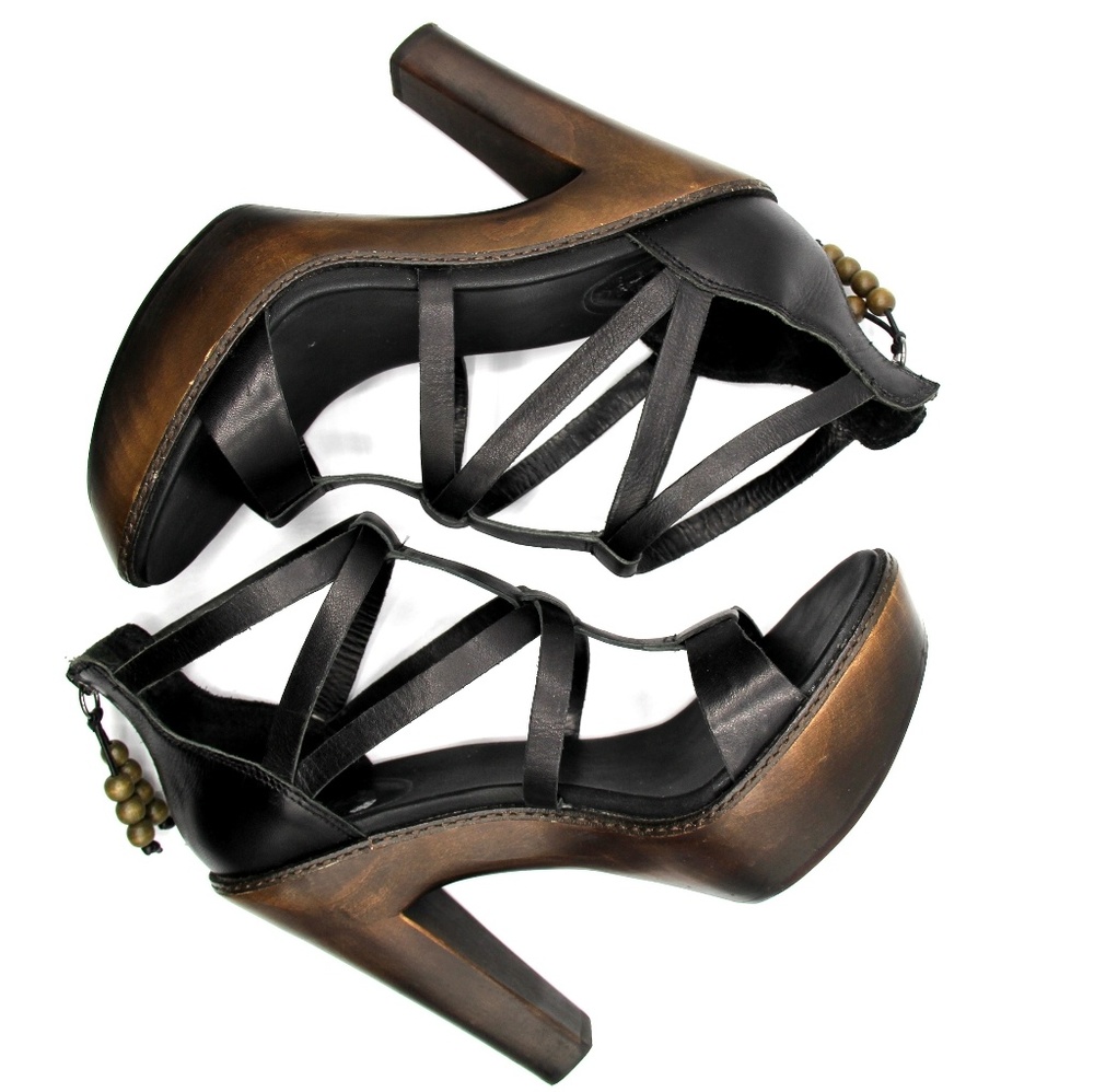 Ugg Salima wooden heel platform sandal